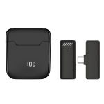 Kabelloses Lavalier-Mikrofon mit Geräuschunterdrückung und Ladeetui, S11 Single Microphone Black USB-C/Type-C Interface, S11 Single Microphone Black 8 Pin Interface