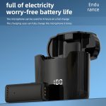 Kabelloses Lavalier-Mikrofon mit Geräuschunterdrückung und Ladeetui, S11 Single Microphone Black USB-C/Type-C Interface, S11 Single Microphone Black 8 Pin Interface – Bild 8