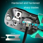 Multifunktionale Netzwerk-Crimpzange. Netzwerk-Crimper, CP-376TA – Bild 7