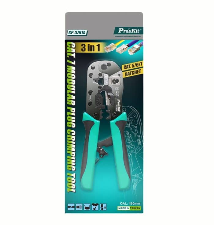 Multifunktionale Netzwerk-Crimpzange. Netzwerk-Crimper, CP-376TA – Bild 10