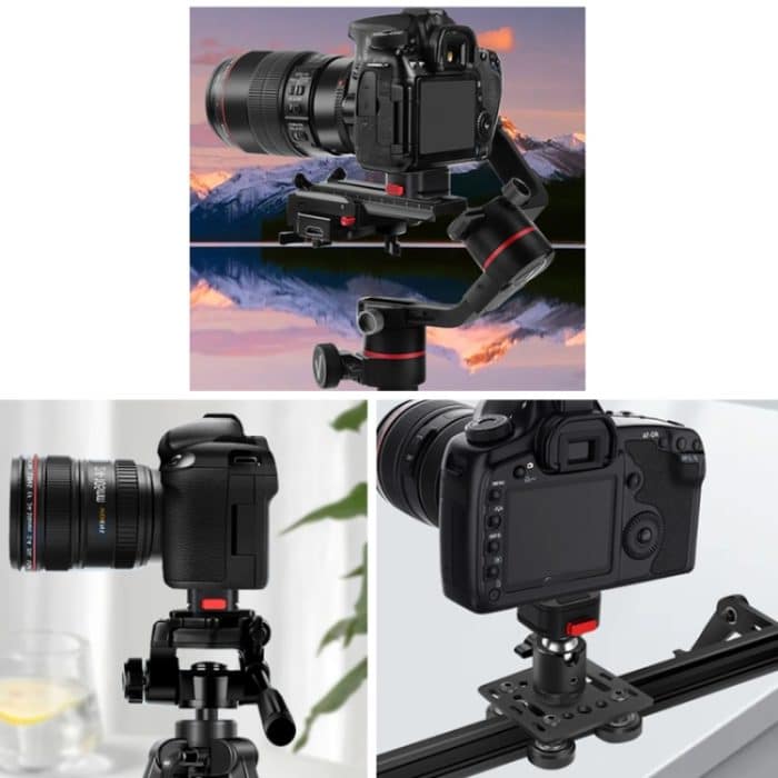Schnellwechselplattenklemme für DSLR-Kamera, Camcorder, Stativ, Einbeinstativ, Z049 Quartet Mini, Z056 Mini Gimbal, Z005 Mini V-Lock – Bild 4