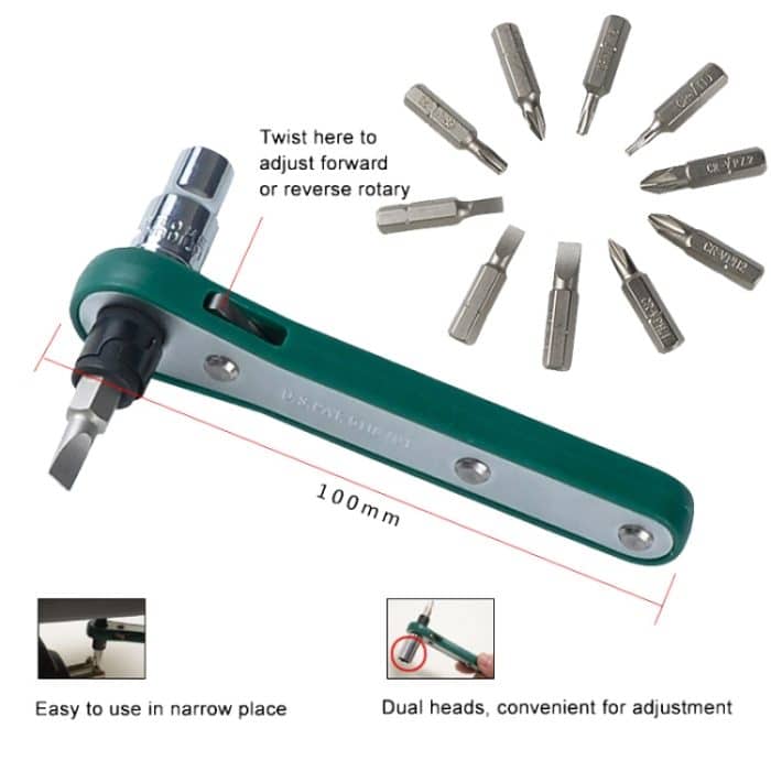 16-in-1-Steckschlüssel-Ratschenschlüsselsatz, ProsKit 1PK-202A, ProsKit 1PK-202B – Bild 4