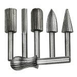 Rotierendes Tranchiermesser aus Hartstahl mit hohem Kohlenstoffgehalt, Schleifkopf-Set, 6pcs/set Carving Knife