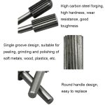 Rotierendes Tranchiermesser aus Hartstahl mit hohem Kohlenstoffgehalt, Schleifkopf-Set, 6pcs/set Carving Knife – Bild 4