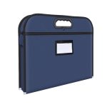 Multifunktionale Business-Aktentasche, Aktentasche aus Oxford-Stoff mit großem Fassungsvermögen, with Card Bag, Blue