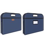 Multifunktionale Business-Aktentasche, Aktentasche aus Oxford-Stoff mit großem Fassungsvermögen, with Card Bag, Blue – Bild 2