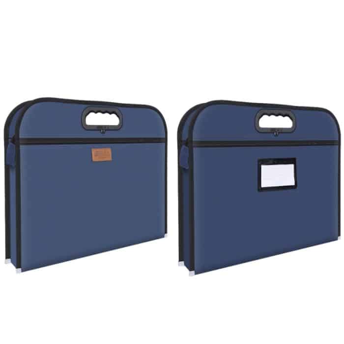 Multifunktionale Business-Aktentasche, Aktentasche aus Oxford-Stoff mit großem Fassungsvermögen, with Card Bag, Blue – Bild 2