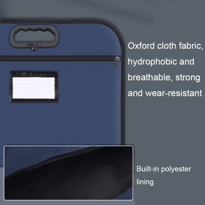Multifunktionale Business-Aktentasche, Aktentasche aus Oxford-Stoff mit großem Fassungsvermögen, with Card Bag, Blue – Bild 6