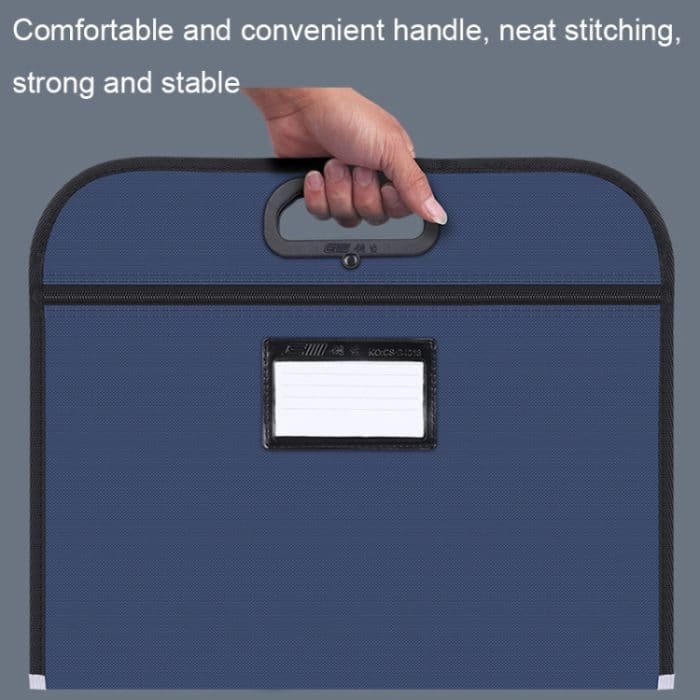 Multifunktionale Business-Aktentasche, Aktentasche aus Oxford-Stoff mit großem Fassungsvermögen, with Card Bag, Blue – Bild 7