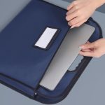 Multifunktionale Business-Aktentasche, Aktentasche aus Oxford-Stoff mit großem Fassungsvermögen, with Card Bag, Blue – Bild 8