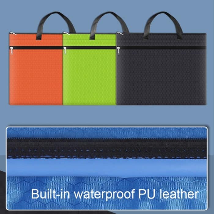 A3-8133 Aktentasche mit großem Fassungsvermögen und Reißverschluss, Oxford-Stoff, wasserdichte Kunst-Aufbewahrungstasche – Bild 6