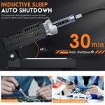 FNIRSI HS-01 Smart Lötkolben Digitalanzeige Tragbare Mini-Lötstation, Blue KR, Black BC2 – Bild 9