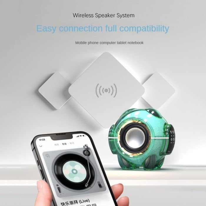 M18 Mini Space Panda Form Drahtloser Bluetooth-Lautsprecher Desktop Portable Cartoon Audio – Bild 5