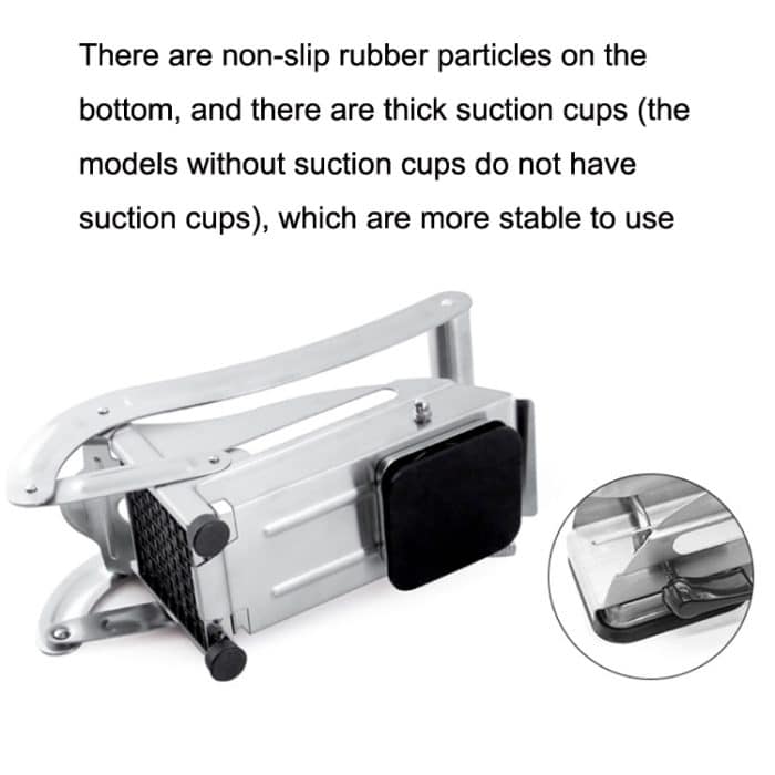 JD-052 Edelstahl-Pommes-Frites-Schnitt, multifunktionaler manueller Pommes-Frites-Schnitt für zu Hause, Potato Cutter 4, Potato Cutter 5 – Bild 5