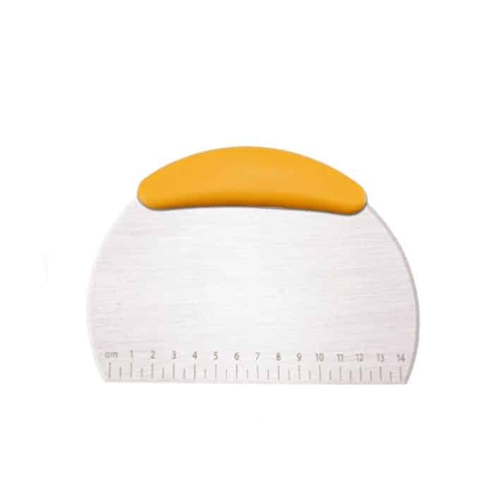 2 große und breite Ausstecher, Nougatausstecher mit Schuppenschneider, 2pcs Large (Yellow) – Bild 1