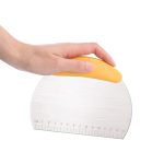 2 große und breite Ausstecher, Nougatausstecher mit Schuppenschneider, 2pcs Large (Yellow) – Bild 6