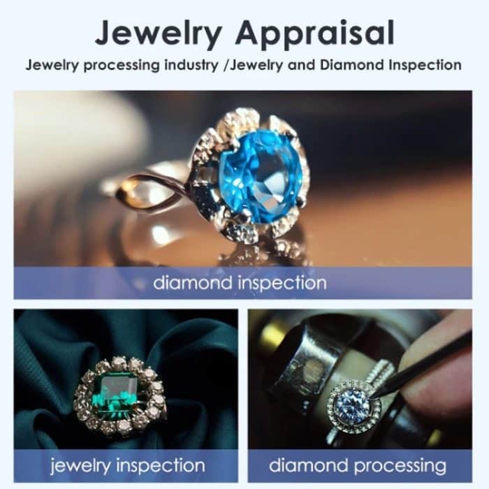 HJ1000 50-1000X Diamant-Taillencode-Mikroskop GIA-Schmuck-Taillencode-Instrument – Bild 9