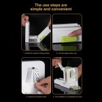 Reibe Gemüse Kartoffel Spiralschneider Wirbelwind Obst Gemüse Spiralmaschine, White, Green – Bild 6