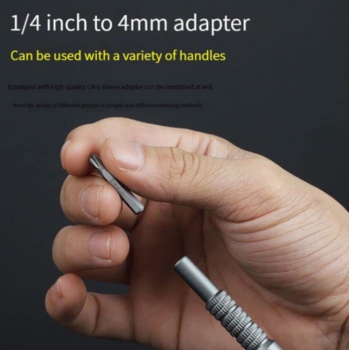 91-in-1-Schraubendreher-Set, Kombinationswerkzeug zur Reparatur von Mobiltelefonen und Laptops – Bild 8