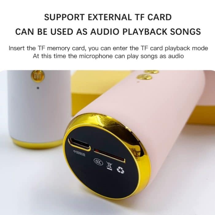 X6 Tragbares Bluetooth-Lichtmikrofon-Audio-All-in-One-Gerät für Kinder – Bild 3