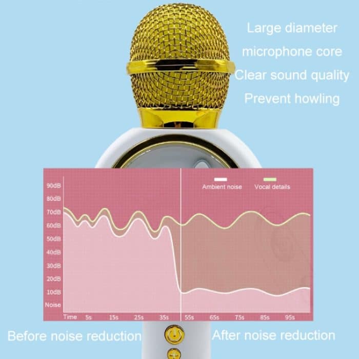 X6 Tragbares Bluetooth-Lichtmikrofon-Audio-All-in-One-Gerät für Kinder – Bild 8