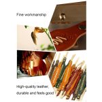 Vintage Leder SLR Armband Anti-Drop Kamera Handschlaufe ohne Kamera – Bild 5