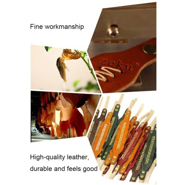 Vintage Leder SLR Armband Anti-Drop Kamera Handschlaufe ohne Kamera – Bild 5