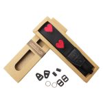 Gesticktes Herzmuster SLR Kameragurt Spiegellose Kamera Love Lanyard