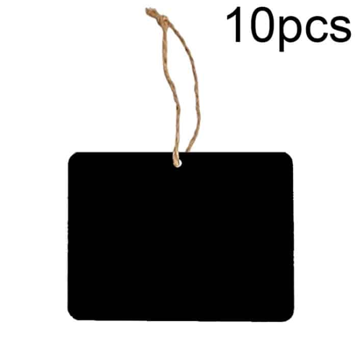 10 teile/satz Mini Hängenden Holz Nachricht Board Home Urlaub Dekor Lanyard Tafel – Bild 1