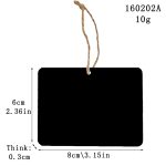 10 teile/satz Mini Hängenden Holz Nachricht Board Home Urlaub Dekor Lanyard Tafel – Bild 9