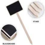 ZX507 10 Stück hölzerne Plug-in-DIY-Nachrichtentafel, Mini-Pflanzennamensschilder, Desktop-Anzeigetafel – Bild 4
