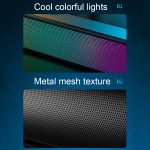 E-3562 Desktop-Langstreifen-Multifunktions-RGB-Buntlicht-Bluetooth-Wireless-Lautsprecher, E-3562 (Black) – Bild 10