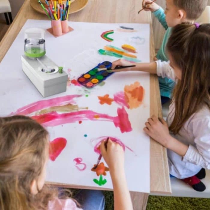 Ölmalpinsel-Reinigungswerkzeug mit Wasserbehälter, Farbstiftwascher, GEN 1 Green, GEN 1 Pink – Bild 7