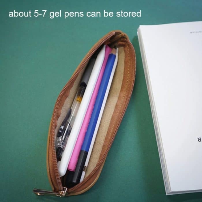 AhaStyle WG11 Lederfeder-Stifthalter, Stifteetui, praktische Anti-Verlust-Tasche – Bild 5