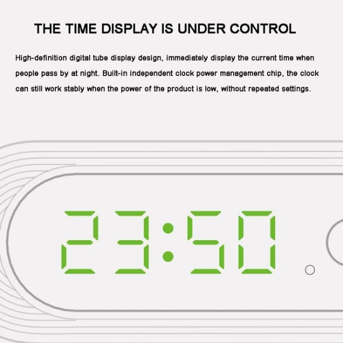D05 Intelligentes magnetisches Induktions-Nachtlicht mit Zeitanzeige, Spezifikation:, Touch Dimming, Knob Dimming – Bild 5