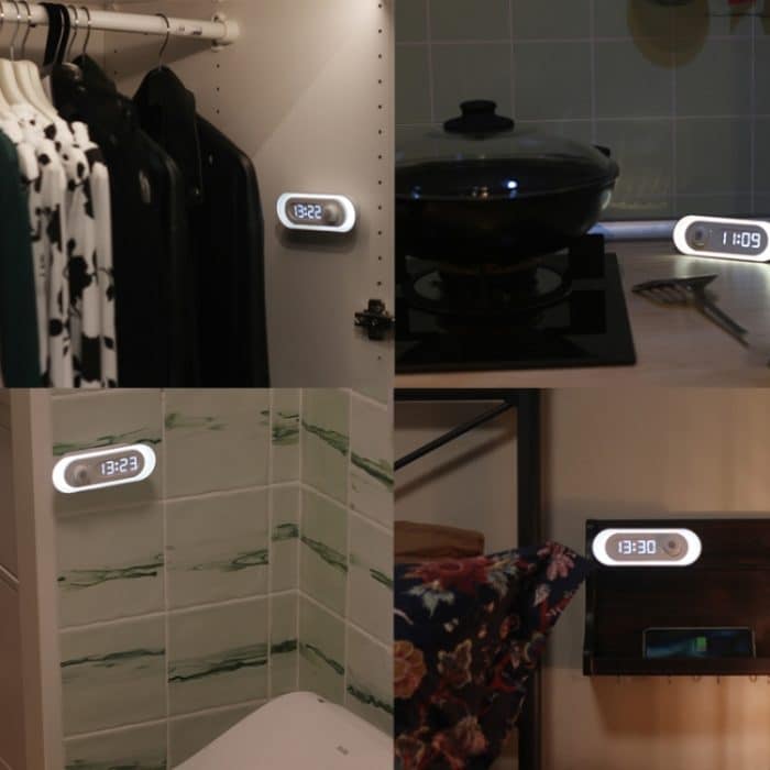 D05 Intelligentes magnetisches Induktions-Nachtlicht mit Zeitanzeige, Spezifikation:, Touch Dimming, Knob Dimming – Bild 8