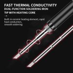 PTS100 Intelligente tragbare Digitalanzeige Kleine konstante Temperatur Reparatur Lötkolben PD65W angetriebene Mini-Lötstation, T12-K, T12-BC2, T12-I – Bild 8