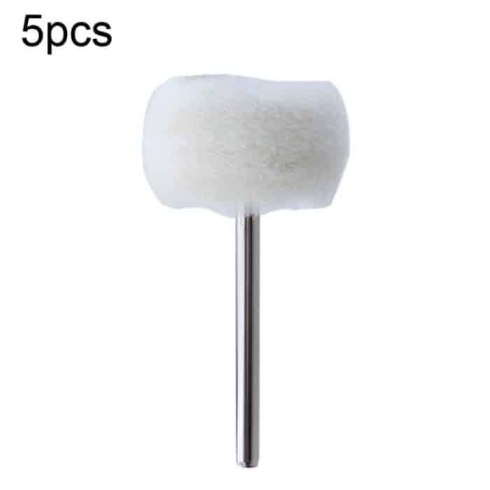 TBD0603634801.jpg MT-3YM Kaschmir-Kugel-Polierscheibe, Metall-Spiegelpolieren mit Stab-Woll-Schleifkopf, 5pcs, 10pcs, 20pcs, 100pcs – Bild 1