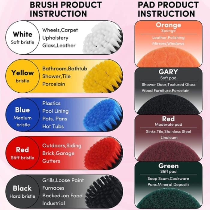 31 teile/satz Elektrische Bohrer Pinsel Küche Badezimmer Wand Reinigung Set, 31 in 1 – Bild 11