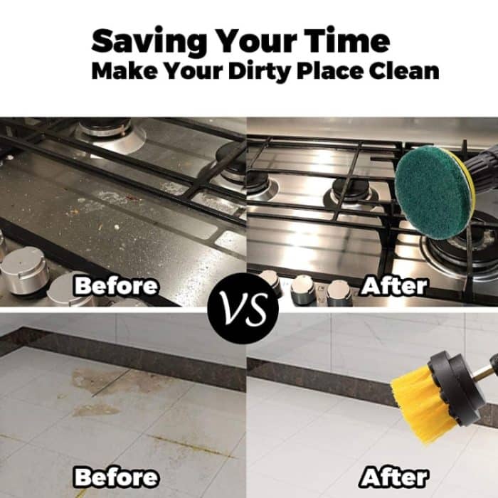 31 teile/satz Elektrische Bohrer Pinsel Küche Badezimmer Wand Reinigung Set, 31 in 1 – Bild 10