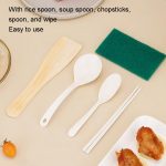 18 cm schneller/langsamer Gang + Antihaft-Topf + Dampfgitter aus Edelstahl, multifunktionaler Mini-Elektroherd – Bild 6