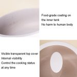 Elektrischer Kochtopf Haushalt Multifunktionaler kleiner Elektroherd, Mechanical Model Single Layer, Mechanical Model Double Layer – Bild 3