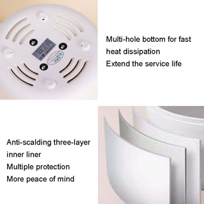 Elektrischer Kochtopf Haushalt Multifunktionaler kleiner Elektroherd, Mechanical Model Single Layer, Mechanical Model Double Layer – Bild 4