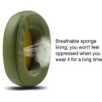 Für Skullcandy Crusher 3.0 Wireless Hesh 3 ANC Venue EVO Kopfhörer 2 Stück Ohrpolster, Ear Pads(Tibetan Blue), Ear Pads(Army Green), Ear Pads(Wine Red), Ear Pads(Brown), Ear Pads(White Blue Bottom), Ear Pads(Beige Yellow Bottom), Ear Pads(Black Gel Model) – Bild 5