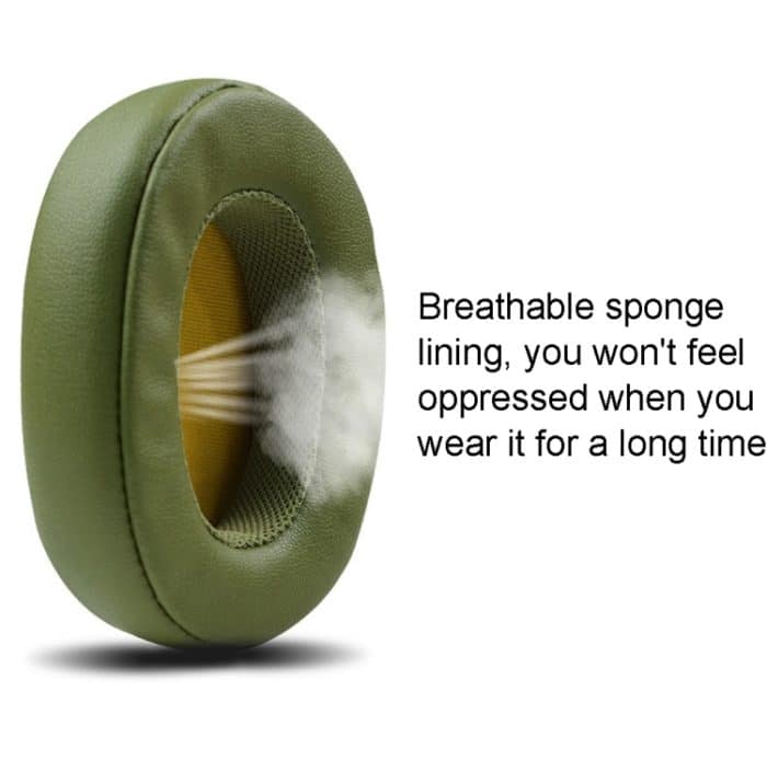 Für Skullcandy Crusher 3.0 Wireless Hesh 3 ANC Venue EVO Kopfhörer 2 Stück Ohrpolster, Ear Pads(Tibetan Blue), Ear Pads(Army Green), Ear Pads(Wine Red), Ear Pads(Brown), Ear Pads(White Blue Bottom), Ear Pads(Beige Yellow Bottom), Ear Pads(Black Gel Model) – Bild 5