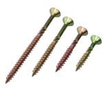 RUITOOL T25 100 Stück Holzbearbeitungsschrauben Torx selbstschneidende Schrauben, 5 x 80mm, 4.5 x 60mm, 4.5 x 45mm, 4.5 x 35mm – Bild 2