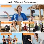 APEXEL APL-MIC009 One For Two Outdoor-Live-Mikrofon mit Geräuschunterdrückung, APL-MIC009 – Bild 15