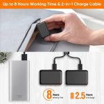 APEXEL APL-MIC009 One For Two Outdoor-Live-Mikrofon mit Geräuschunterdrückung, APL-MIC009 – Bild 6