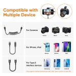 APEXEL APL-MIC009 One For Two Outdoor-Live-Mikrofon mit Geräuschunterdrückung, APL-MIC009 – Bild 7