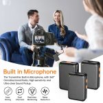 APEXEL APL-MIC009 One For Two Outdoor-Live-Mikrofon mit Geräuschunterdrückung, APL-MIC009 – Bild 8